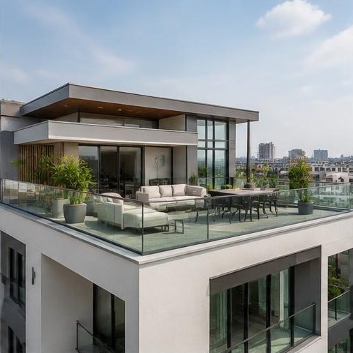 Illustrative penthouses
