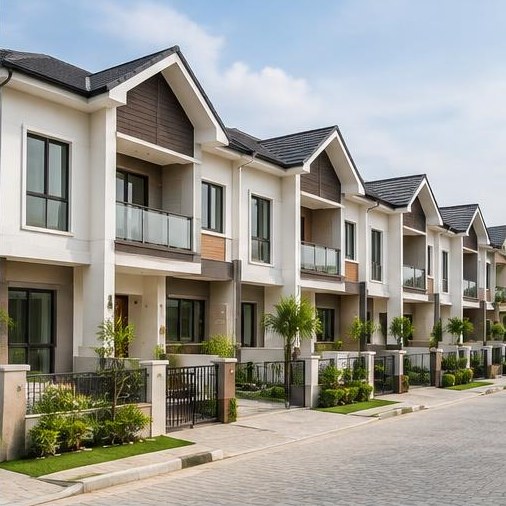 Illustrative townhouses